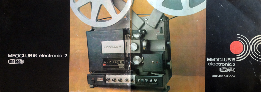 Instrukcja obsugi projektora 16mm Meopta Meoclub16  electronic 2